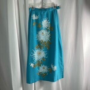 Alfred Shaheen Hawaiian Maxi Skirt